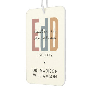 Personalisierter EdD-Doktor des Abschlusses Bildun Autolufterfrischer