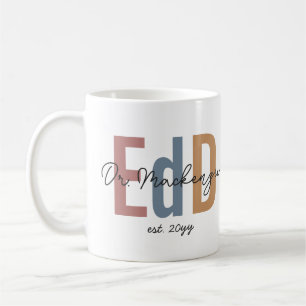 Personalisierter EdD-Doktor des Abschlusses Bildun Kaffeetasse