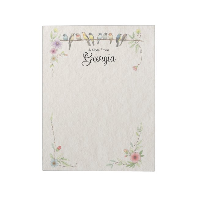 Personalisierter Editor Notizblock (Rotiert)