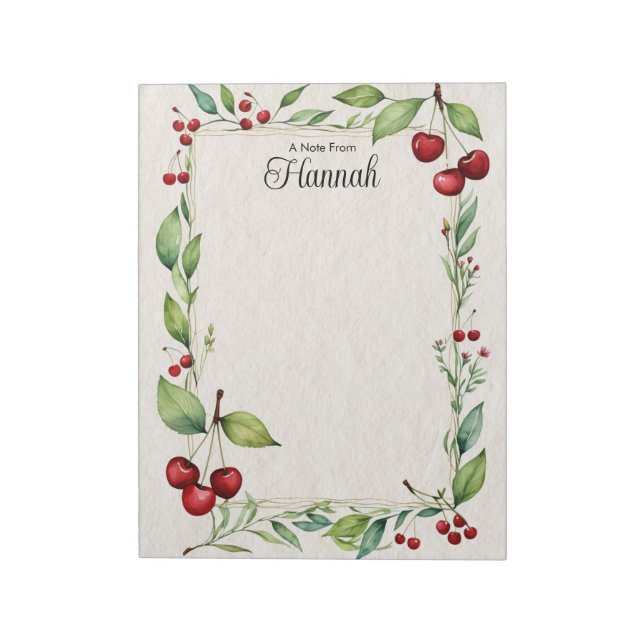 Personalisierter Editor Notizblock (Rotiert)