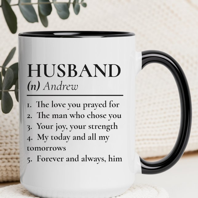 Personalisierter Ehemann Kaffeebecher als Geschenk Tasse (Von Creator hochgeladen)