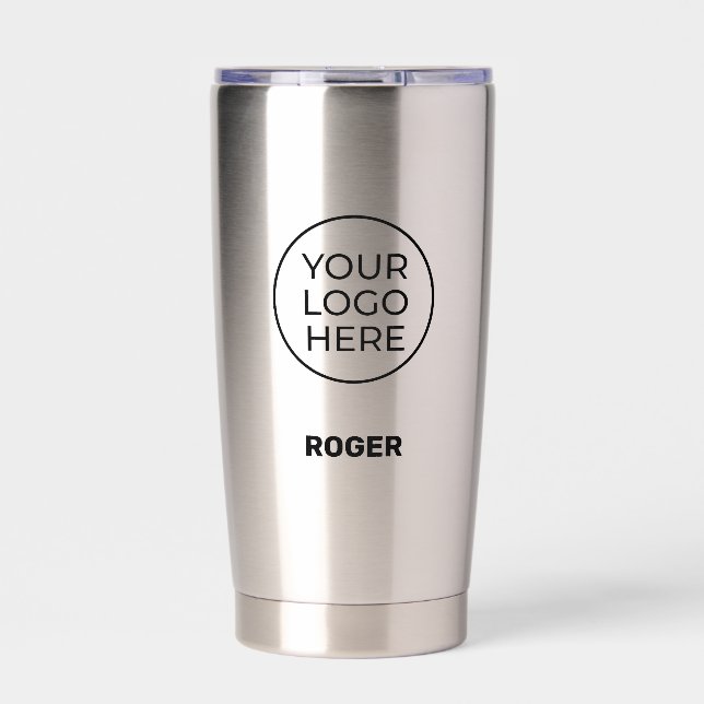 Personalisierter einfacher Logo-Stainless Steel-Tu Thermobecher (Vorderseite)