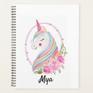 Personalisierter Einhornplaner Planer