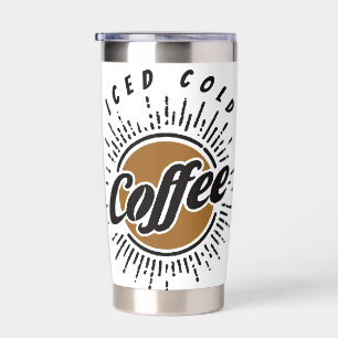 Personalisierter eisgekühlter Kaffee Thermobecher