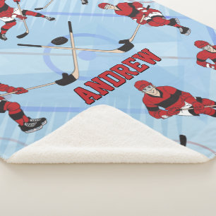 Personalisierter Eishockeyspieler Sherpadecke