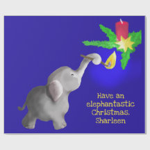 Personalisierter Elefant-astischer Weihnachtsriese