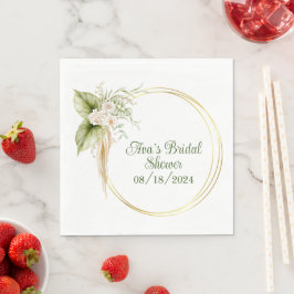 Personalisierter, eleganter Cocktail Party Dusche Serviette