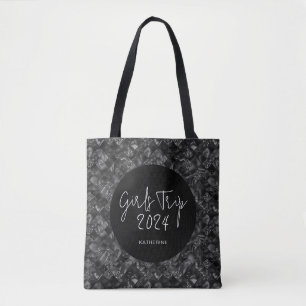 Personalisierter Eleganter Mädchen-Trip Faux Glitt Tasche