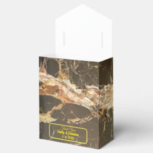Personalisierter Eleganter Marmor Geschenkschachtel