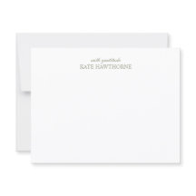 Personalisierter Eleganter Minimalistischer Salbei