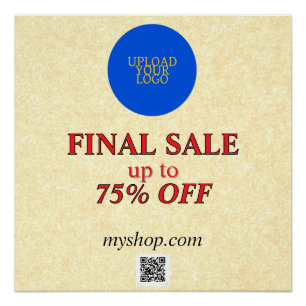 Personalisierter eleganter Vertrieb Poster