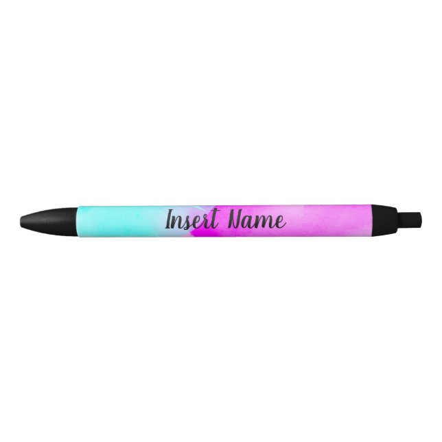 Personalisierter eleganter Watercolor Kugelschreiber (Vorderseite)
