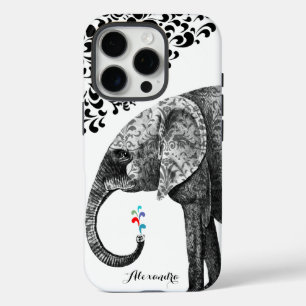 Personalisierter Elephant Damask iPhone 7 Fall title_seo2