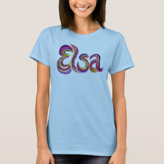 Personalisierter Elsa T - Shirt