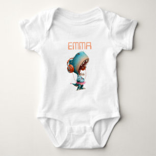 Personalisierter Emma Gamer Baby-Body Baby Strampler