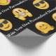 Personalisierter Emoji-Text/Nachricht Geschenkpapier (Ecke)