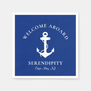 Personalisierter Empfang an Bord des Schiffs Ancho Serviette