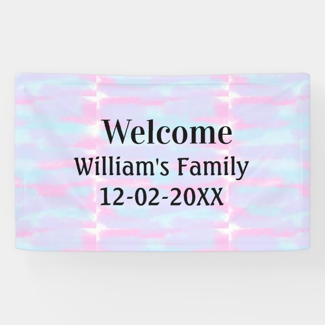 personalisierter Empfang Banner (Horizontal)