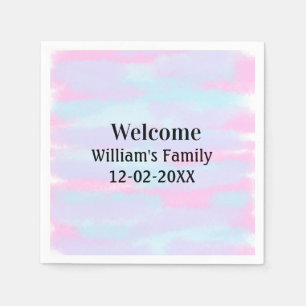 personalisierter Empfang Serviette