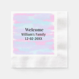 personalisierter Empfang Serviette