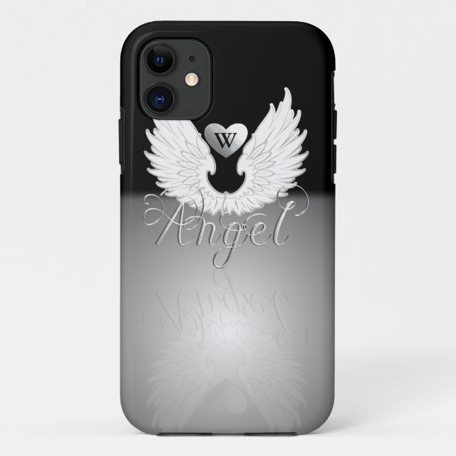 Personalisierter Engel Wings Telefon-Kasten Case-Mate iPhone Hülle (Rückseite)