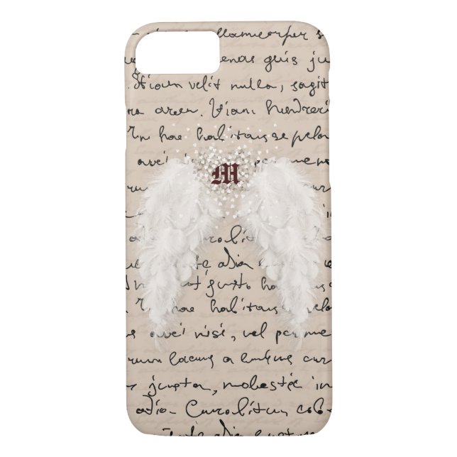 Personalisierter Engels-Flügel-Telefon-Kasten Case-Mate iPhone Hülle (Rückseite)