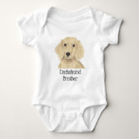 Personalisierter englischer Cream Dackel Hund