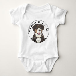 Personalisierter Entlebucher-Berghund Baby Strampler