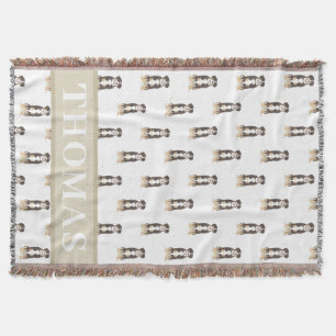 Personalisierter Entlebucher Sennenhund Decke