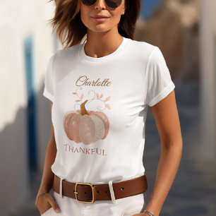 Personalisierter Erntedank - Fall Pumpkin dankbar T-Shirt