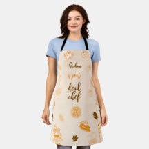 Personalisierter Erntedank Friendsgiving Head Koch