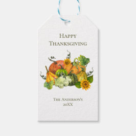 Personalisierter Erntedank Herbst Herbstkürme Geschenkanhänger