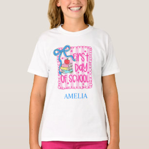 Personalisierter Erster Tag des T - Shirt