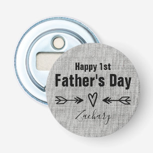 Personalisierter Erster Vatertag Flaschenöffner