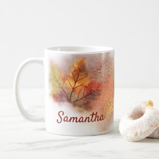 Personalisierter Fall Abstrakte Leaf-Tasse Kaffeetasse