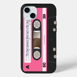 Personalisierter Fall für das rückseitige Kassette iPhone 15 Mini Hülle