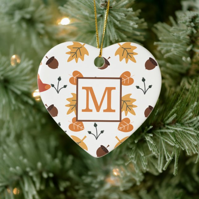 Personalisierter Fall Keramik Ornament (Baum)