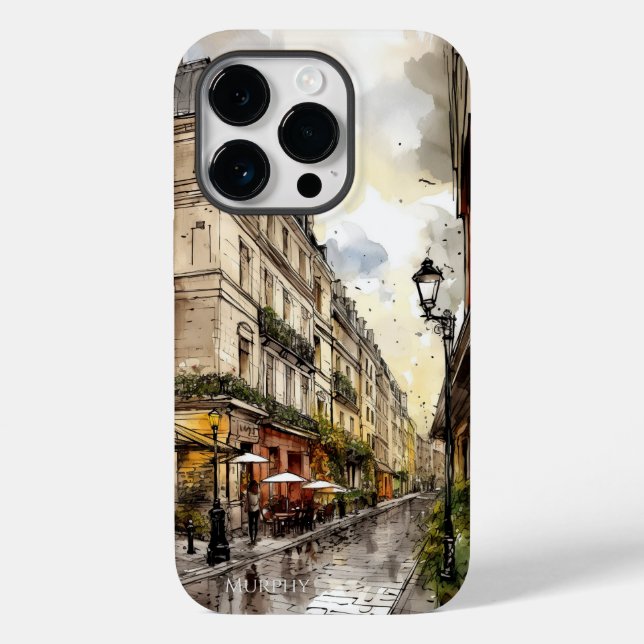 Personalisierter Fall Paris Case-Mate iPhone 14 Pro Hülle (Rückseite)