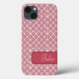 Personalisierter Fall Red Damask iPad title_seo2