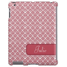 Personalisierter Fall Red Damask iPad title_seo2