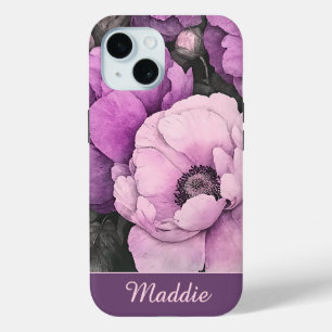 Personalisierter Fall Vintager Hübscher Peer Flora Case-Mate iPhone Hülle