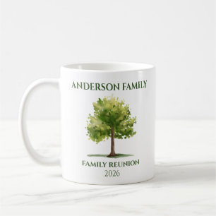 Personalisierter Familien-Stammbaum-Wiedersehensbe Kaffeetasse