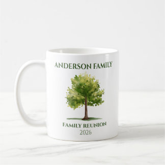 Personalisierter Familien-Stammbaum-Wiedersehensbe Kaffeetasse