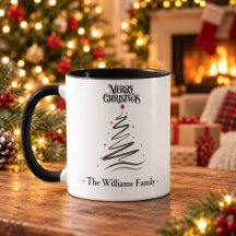 Personalisierter Familien-Weihnachtsbaum