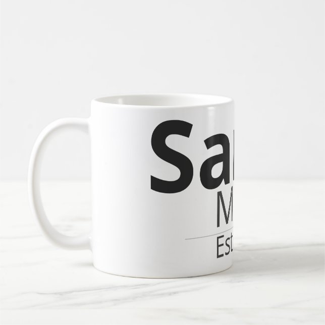 Personalisierter Familienbecher – Benutzerdefinier Kaffeetasse (Links)