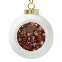 Personalisierter Familienfoto-Weihnachtsschmuck