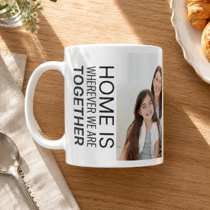 Personalisierter Familienfotomug Kaffeetasse