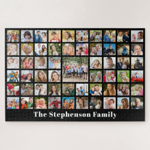 Personalisierter Familienname 57 FotoCollage
