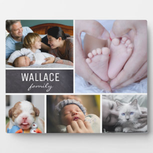 Personalisierter Familienname, 5 Fotomaterial Fotoplatte