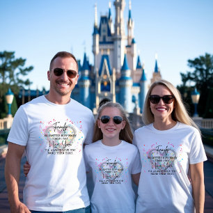 Personalisierter Familienname Farbklecks Herz Tri-Blend Shirt